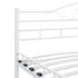 vidaXL Estructura de cama de metal blanco 140x200 cm vidaXL Estructura de cama de metal blanco 140x200 cm