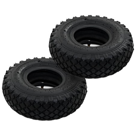 vidaXL Neumáticos con cámaras internas carretilla 2 uds 3.00-4 260x85