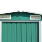 vidaXL Caseta de jardín metal verde 257x392x181 cm vidaXL Caseta de jardín metal verde 257x392x181 cm
