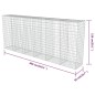 vidaXL Muro de gaviones con cubiertas acero galvanizado 300x50x150 cm vidaXL Muro de gaviones con cubiertas acero galvanizado 300x50x150 cm