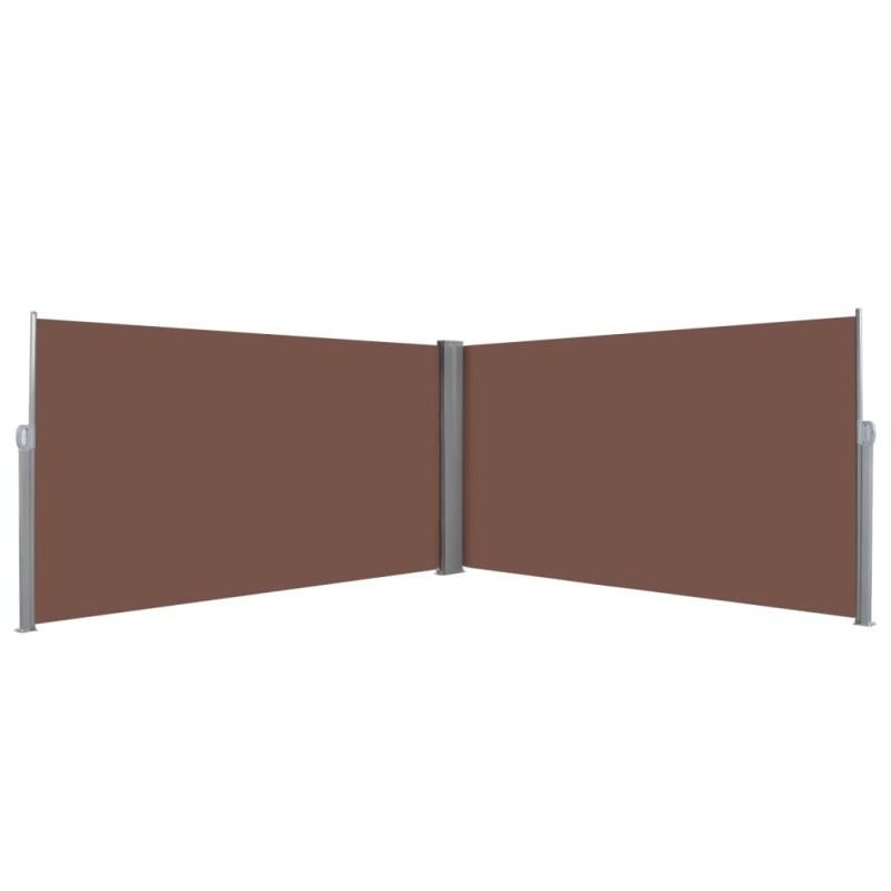 vidaXL Toldo lateral retráctil 160x600 cm marrón