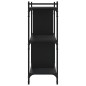 vidaXL Librería de 3 estantes madera de ingeniería negro 76x32x88 cm vidaXL Librería de 3 estantes madera de ingeniería negro 76x32x88 cm