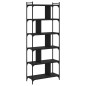 vidaXL Librería de 6 estantes madera de ingeniería negro 76x32x192 cm vidaXL Librería de 6 estantes madera de ingeniería negro 76x32x192 cm