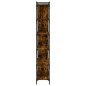 vidaXL Librería 6 estantes madera ingeniería roble ahumado 76x32x192cm
