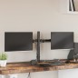 vidaXL Soporte para monitor doble acero negro VESA 75/100 mm vidaXL Soporte para monitor doble acero negro VESA 75/100 mm