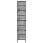 vidaXL Estantería de madera de ingeniería gris Sonoma 78,5x33x153 cm