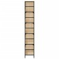 vidaXL Estantería de madera ingeniería roble Sonoma 78,5x33x188,5 cm vidaXL Estantería de madera ingeniería roble Sonoma 78,5x33x188,5 cm