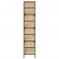 vidaXL Estantería de madera de ingeniería roble Sonoma 78,5x33x153 cm vidaXL Estantería de madera de ingeniería roble Sonoma 78,5x33x153 cm