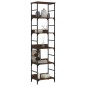 vidaXL Estantería de madera ingeniería marrón roble 50x33x188,5 cm vidaXL Estantería de madera ingeniería marrón roble 50x33x188,5 cm