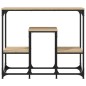 vidaXL Mesa consola de madera de ingeniería roble Sonoma 89,5x28x76 cm