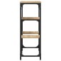 vidaXL Mesa consola de madera de ingeniería roble Sonoma 89,5x28x76 cm