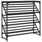vidaXL Mueble zapatero de madera de ingeniería negro 90x30x85 cm vidaXL Mueble zapatero de madera de ingeniería negro 90x30x85 cm