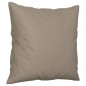 vidaXL Juego de sofás con cojines 3 piezas tela microfibra gris taupe vidaXL Juego de sofás con cojines 3 piezas tela microfibra gris taupe