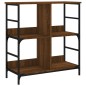 vidaXL Estantería de madera de ingeniería marrón roble 78,5x33x82 cm vidaXL Estantería de madera de ingeniería marrón roble 78,5x33x82 cm