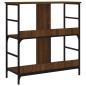 vidaXL Estantería de madera de ingeniería marrón roble 78,5x33x82 cm vidaXL Estantería de madera de ingeniería marrón roble 78,5x33x82 cm