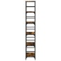 vidaXL Estantería de madera ingeniería roble ahumado 50x33x188,5 cm vidaXL Estantería de madera ingeniería roble ahumado 50x33x188,5 cm