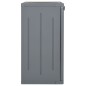 vidaXL Armario de almacenaje para jardín PP ratán gris 65x45x88 cm