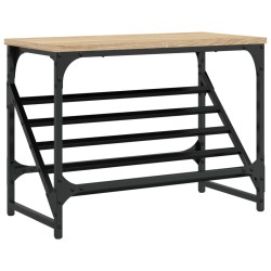 vidaXL Mueble zapatero madera de ingeniería roble Sonoma 60x30x45 cm