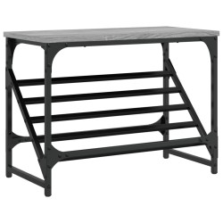 vidaXL Mueble zapatero madera de ingeniería gris Sonoma 60x30x45 cm