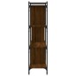 vidaXL Librería 4 estantes madera ingeniería marrón roble 76x32x123 cm