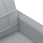 vidaXL Juego de sofás con cojines 4 piezas tela gris claro vidaXL Juego de sofás con cojines 4 piezas tela gris claro
