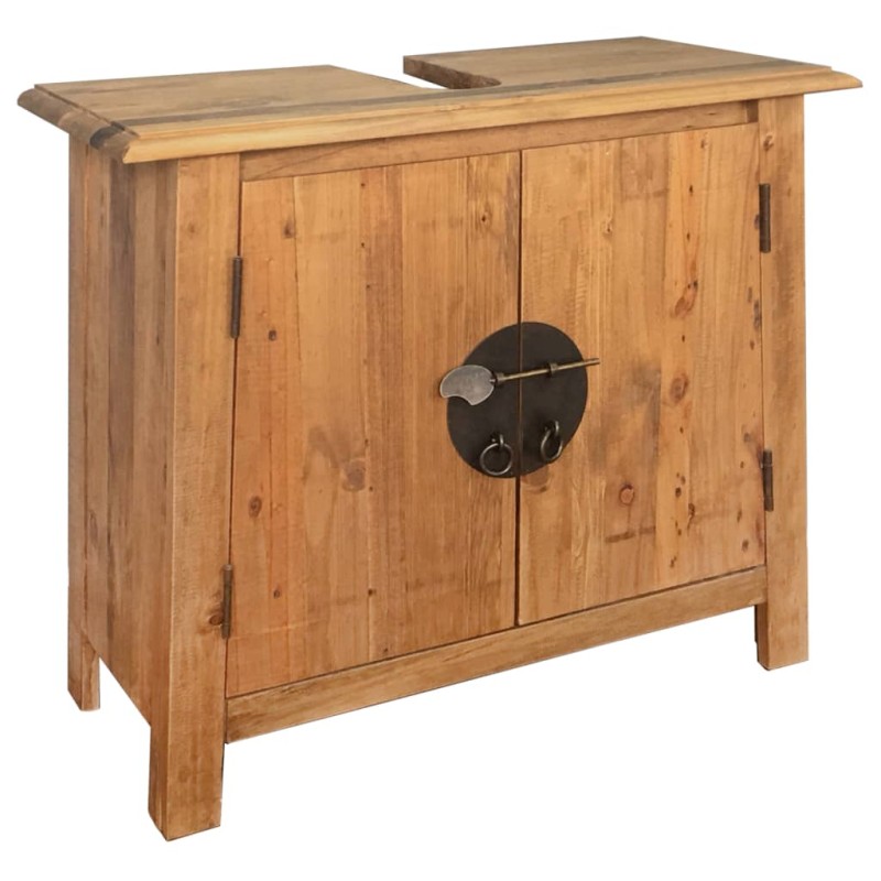 vidaXL Mueble de lavabo madera maciza de pino 70x32x63 cm vidaXL Mueble de lavabo madera maciza de pino 70x32x63 cm