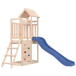 vidaXL Parque infantil de exterior madera maciza de pino