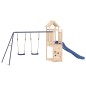 vidaXL Parque infantil de exterior madera maciza de pino