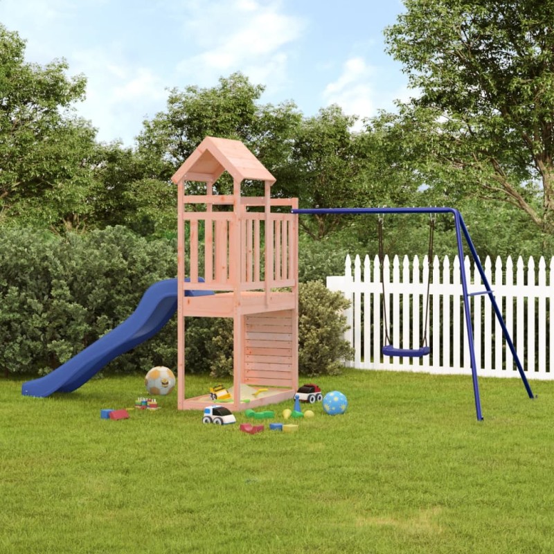 vidaXL Parque infantil de exterior madera maciza Douglas vidaXL Parque infantil de exterior madera maciza Douglas