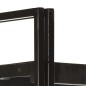 vidaXL Estantería de 3 niveles madera maciza de mango negro 60x30x80cm vidaXL Estantería de 3 niveles madera maciza de mango negro 60x30x80cm