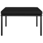 vidaXL Juego de muebles de jardín 3 piezas con cojines PVC negro vidaXL Juego de muebles de jardín 3 piezas con cojines PVC negro