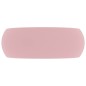 vidaXL Lavabo de lujo redondo cerámica rosa mate 40x15 cm vidaXL Lavabo de lujo redondo cerámica rosa mate 40x15 cm