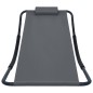 vidaXL Tumbona de acero gris 200x90 cm vidaXL Tumbona de acero gris 200x90 cm