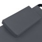 vidaXL Tumbona de acero gris 200x90 cm vidaXL Tumbona de acero gris 200x90 cm