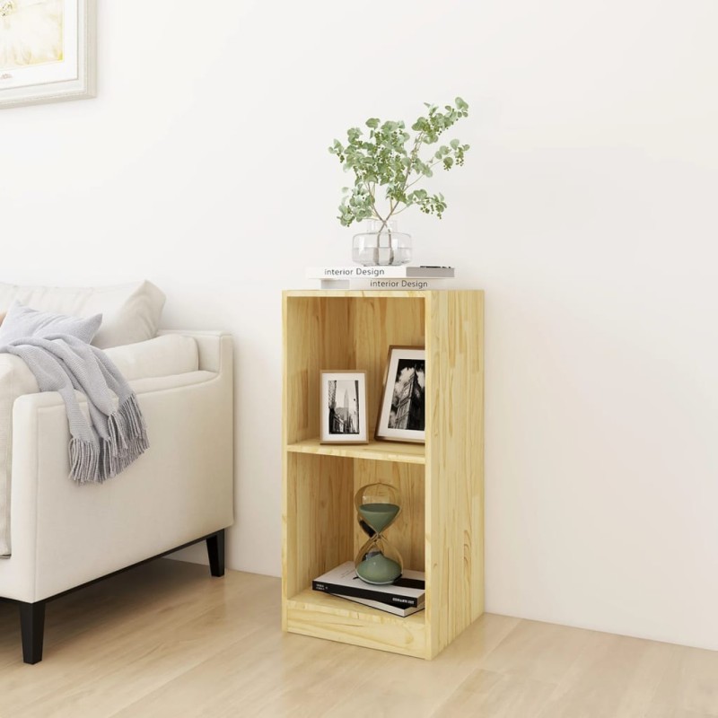 vidaXL Armario auxiliar madera maciza de pino 35,5x33,5x76 cm