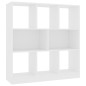 vidaXL Estantería librería madera contrachapada blanco 97,5x29,5x100cm vidaXL Estantería librería madera contrachapada blanco 97,5x29,5x100cm