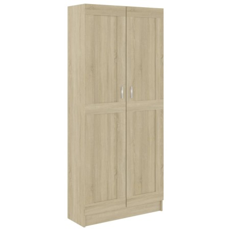 vidaXL Armario de libros contrachapada color roble 82,5x30,5x185,5 cm