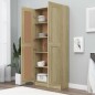 vidaXL Armario de libros contrachapada color roble 82,5x30,5x185,5 cm