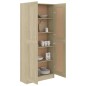 vidaXL Armario de libros contrachapada color roble 82,5x30,5x185,5 cm