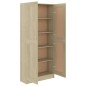 vidaXL Armario de libros contrachapada color roble 82,5x30,5x185,5 cm