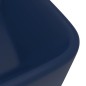 vidaXL Lavabo de lujo de cerámica azul oscuro mate 41x30x12 cm vidaXL Lavabo de lujo de cerámica azul oscuro mate 41x30x12 cm