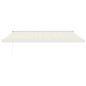 vidaXL Toldo retráctil aluminio y tela color crema 4x3 m vidaXL Toldo retráctil aluminio y tela color crema 4x3 m