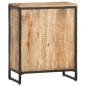 vidaXL Botellero de madera maciza de mango rugosa 62x33x78,5 cm vidaXL Botellero de madera maciza de mango rugosa 62x33x78,5 cm
