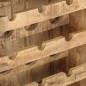vidaXL Botellero de madera maciza de mango rugosa 62x33x78,5 cm vidaXL Botellero de madera maciza de mango rugosa 62x33x78,5 cm
