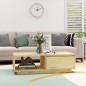 vidaXL Mesa de centro de madera maciza de pino 110x50x33,5 cm vidaXL Mesa de centro de madera maciza de pino 110x50x33,5 cm