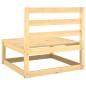 vidaXL Juego de muebles de jardín 2 piezas madera maciza de pino vidaXL Juego de muebles de jardín 2 piezas madera maciza de pino