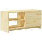 vidaXL Mueble de TV madera maciza de pino 80x31x39 cm