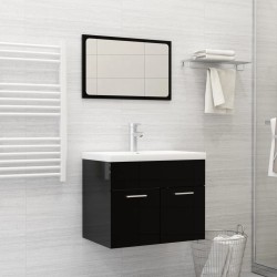 vidaXL Lavabo empotrado con grifo cerámica blanco 61x39x18 cm