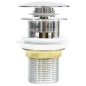 vidaXL Lavabo empotrado con grifo cerámica blanco 61x39x18 cm