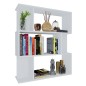 vidaXL Estantería/divisor madera contrachapada blanco 80x24x96 cm vidaXL Estantería/divisor madera contrachapada blanco 80x24x96 cm